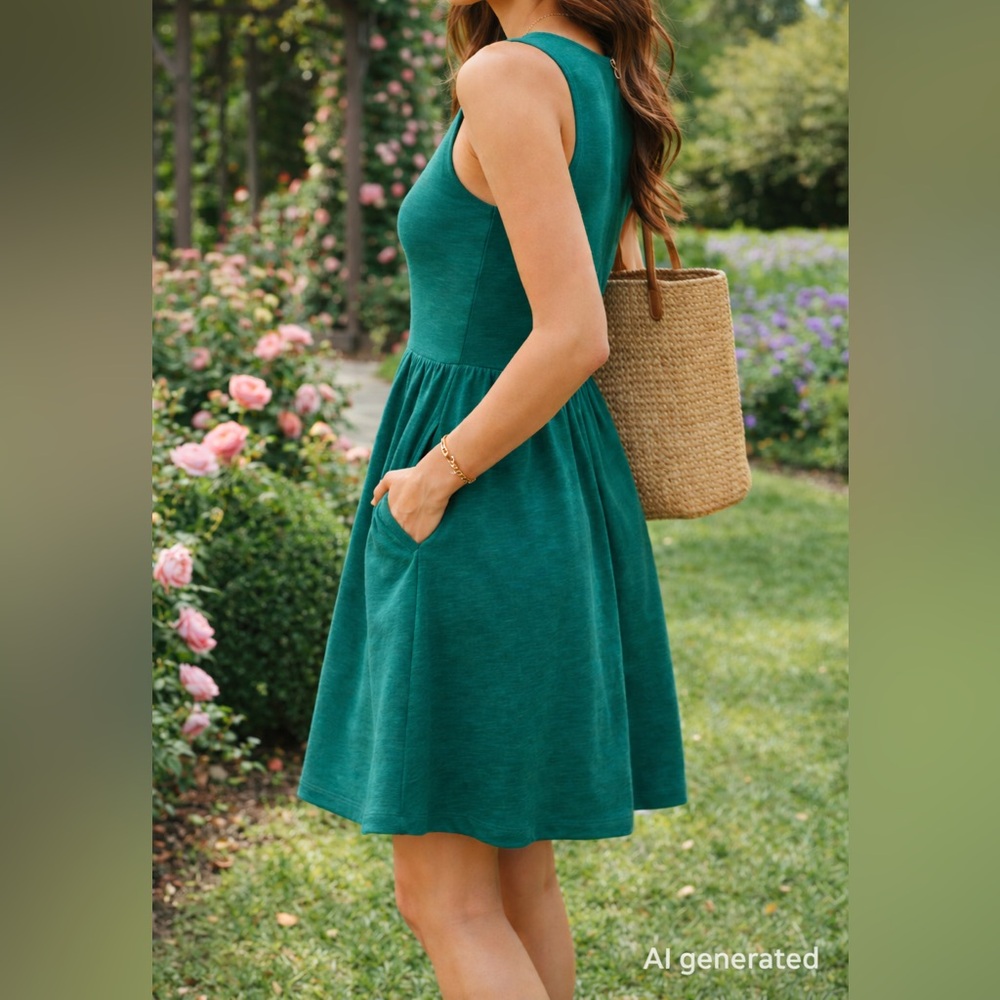 Women’s J. Crew Teal Dress (size small)